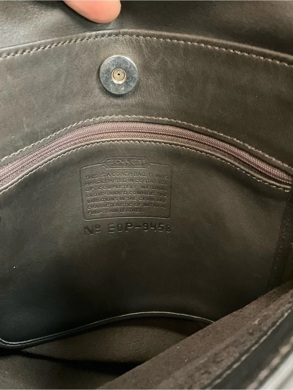Coach Brown Leather Crossbody Bag